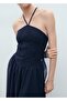 Halter Neckline Dress - 7