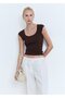 Short Sleeve Rib Sweater