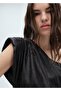 Asymmetrical Dress with Texture - 6