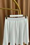 Pleated Skirt Underdress with Elastic Waist Pleated Mini Complementary Underdress - 3