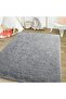 Gray Washable Runner Rug Non-Slip Sole Long Pile Soft Rug Non-Shedding - 5