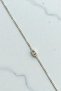 Thin Zircon Stone Minimalist Waterway Bracelet 19cm Stainless Steel Bracelet - 3