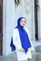 Single Color Voile Shawl Cobalt Blue Vualv01-13 - 2