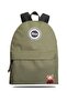 Khaki Owl Patterned Backpack