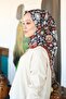 وشاح مودال بنقشة الزهور MDLV01-06 - 3