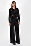 Shirt Collar Long Knitwear Set - 3