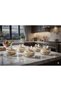 Elusia 6-Piece Glass Bowl Snack Bowl Magnolia-magnolia Pudding Bowl Snack Bowl 200 ml 6-Piece Glass Bowl elusia - 3