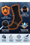 6 Pairs Thermal Winter Thick Black Socks Camping Cotton Outdoor Breathable Winter Thick Black Socks - 3