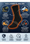 6 Pairs Thermal Winter Thick Black Socks Camping Cotton Outdoor Breathable Winter Thick Black Socks - 2