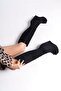 Black Suede Wedge Heeled Women's Boots Kelly - 3