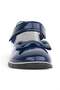 Navy Blue Patent Leather Bow and Velcro Girls' Ballerinas - 4