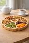 Pincho Mini Divided Rotating Snack Bowl Presentation Plate Service - 6