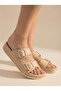 Damla Leather Soft Women's Slippers