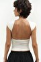 Nives Back Low-cut White Crop - 4