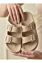 Damla Leather Soft Women's Slippers - 3