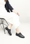 Navy Blue Antique Gön Genuine Leather Round Lace Up Women's Shoes 24177 - 2