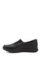 Black Heart Genuine Leather Round Toe Padding Sole Women's Casual Shoes 42210 - 4