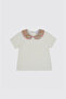 Liberty Fabric Peter Pan collar Baby Girl T-Shirt