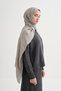 Geometric Pattern Liora Cotton Shawl Gray - 2