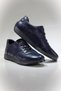 Men's 100% Genuine Leather Rubber Sole Lace-Up Sports Shoes - 4