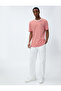 Men's Red Striped T-Shirt - 2