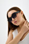 Paula Unisex Black Luxury Square Sunglasses