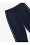 Cotton Piping, Pockets, and Lace-Up Waist Sweatpants - 5