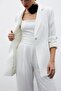 Mono Collar Classic Jacket - Ecru - 7