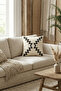 Colorful Zigzag Punch Embroidered Decorative Throw Pillow Cover 42X42 cm