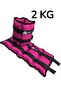 2 kg X 2 Pieces Fuchsia Hand and Foot Weights Sand Weight Set - 3
