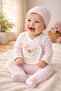 Newborn 5 Piece Boxed Set – 100% Cotton Teddy Bear Embroidered Hospital Release Baby Set - 2