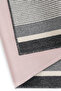 Bath Mat Set of 2 Washable Woven Surface Non-Slip Base Toilet Set Bathroom Carpet Mat - 6