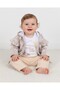 Baby Girl Butterfly Printed Hooded Raincoat, Jacket, Seasonal, 2 Thread Bottom Top 3 Piece Set