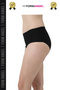 Women's Kilot Laser Cut No Trace Anti-Slip Texture 2 Size Reducer Ghost Bato Panties 3 Pieces - 2