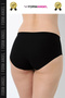 Women's Kilot Laser Cut No Trace Anti-Slip Texture 2 Size Reducer Ghost Bato Panties 3 Pieces - 7