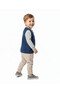 2-Piece Knitted Sweater Vest, Buttoned Baby Boy-Winter Vest Set - 5