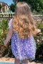 Girl's Floral Print Tulle Dress - 4