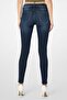 Women Skinny Fit Washed Stretchable Denim Jeans, Navy - 4