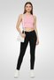 Women 2017 Slandy Skinny Fit Plain Stretchable Skinny Leg Denim, Black - 5