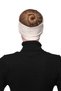 Women's Combed Cotton Seamless Hijab Bandana Bone Sports Hair Band-cream - 6