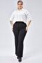 Women's Black High-Waisted Plus Size Pants (2 Pieces Opportunity Product) - 3