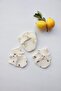 Mona Series 3-Piece Cream Color Newborn Gloves Set