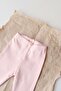 Salmon Waist and Leg Lace Leggings - 3