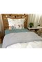Water Green Mountain View Patterned Single 160X220 cm Wellsoft Double-Sided Quilt and Sleeping Set - 2