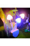 US Novelty Mushroom Fungus Night Light EU & US Plug Light Sensor 220V 3 LED Colorful Mushroom Lamp L - 6