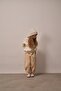 Beige Stitching Detailed Tracksuit Set - 3