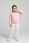 Unisex Kids Sweatshirt |   Crew Neck with Fleece Inside |   4-6 Years Old Light Pink