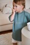 Green Crew Neck Oversize T-Shirt Baby - Kids - 6
