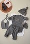 Mom Embroidered 5-Piece Long Sleeve Newborn Set (0-3 Months)