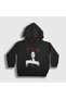 Unisex Kids Black Just a Little Asa Babymonster Hooded Sweatshirt 592277Tt